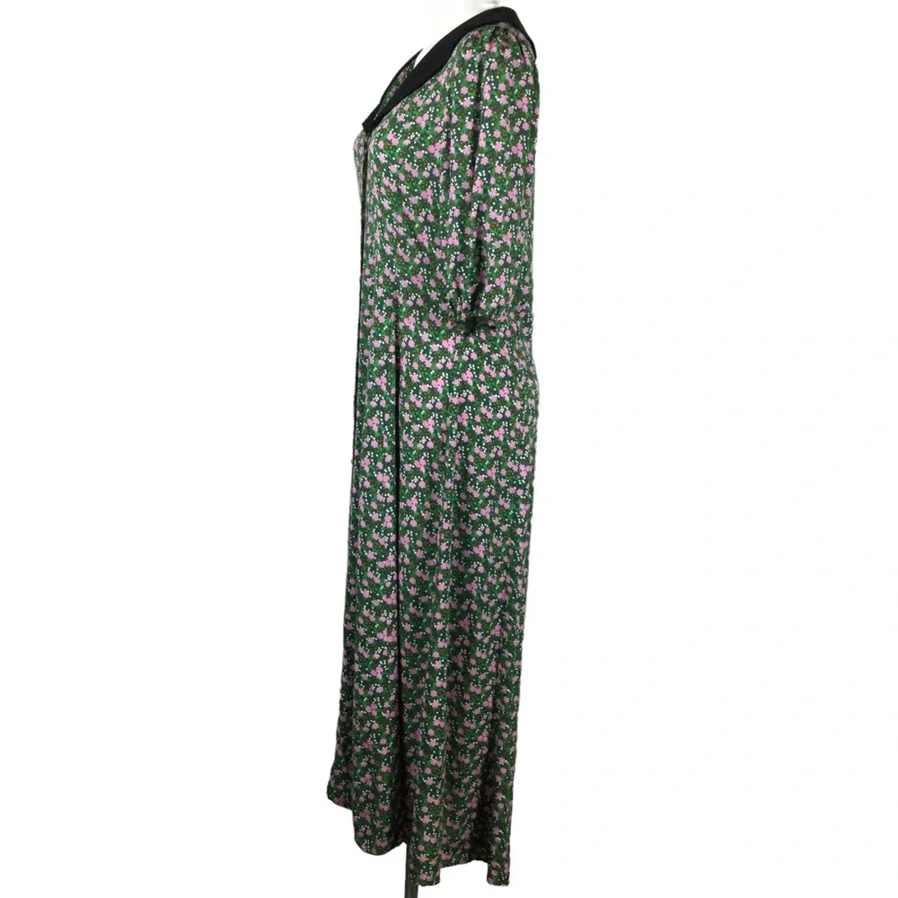 ASOS Cottage Core Collared Midi Tea Dress in Floral Print Nwot - Picture 6 of 14